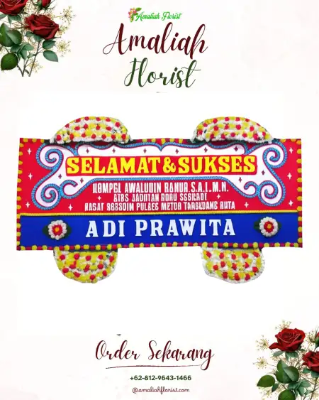 Papan Bunga Ucapan Selamat Pasar Senen