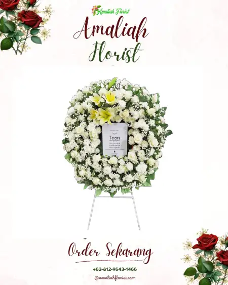 Krans Bunga Duka Pasar Senen