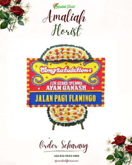 Sewa Papan Bunga Pasar Senen